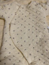 童泰婴儿衣服连体衣秋冬季新生宝宝加厚夹棉保暖内衣 卡其 66码(3-6个月) 实拍图
