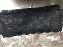 三爱黑色宽蕾丝花边DIY衣服裙子裤子装饰镂空蕾丝边丝带布料辅料 黑色9#宽约18cm【2米】 实拍图