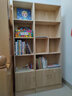 乾甄实木书柜书架落地全实木自由组合柜子卧室原木简易简约现代层架子 B1款40*24*180款带门 实拍图
