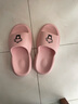 BAIHOU白猴夏天可爱男女拖鞋踩屎感居家厚底室内凉拖鞋 003浅紫粉38-39 实拍图