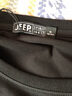 JEEP SPIRIT吉普短袖t恤男夏季新款上衣半袖打底衫体恤休闲T恤男装圆领短t 9002款黑色 XL 实拍图