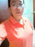 语缦冰丝翻领短袖t恤女运动polo衫带领T恤宽松显瘦夏季女半袖潮上衣 夏-粉橙 2XL(120-130斤) 晒单实拍图