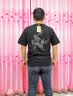 天龙致尊（Denon supreme）短袖t恤男女潮牌夏季国潮中华龙刺绣体恤纯棉宽松中国风情侣T恤衫 870麒麟黑色 3XL(建议180-190斤) 实拍图