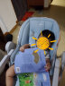 mommark婴幼儿餐椅宝宝吃饭椅便携折叠儿童餐椅多功能婴儿学坐椅免安装 赫舒尔蓝Pro（免安装/置物篮/万向轮） 实拍图