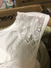 妙麦乐2件装夏季蕾丝花边吊带背心女胖MM150斤内搭打底衫上衣女 白色+黑色 大码建议(120-150斤) 实拍图