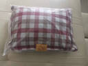 林夕一晨全荞麦壳枕头枕芯睡眠荞麦皮枕头水洗棉枕套颈椎颈枕头单只装家用 格调杜鹃红 大号45x65CM 实拍图
