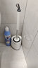 美丽雅硅胶马桶刷子无死角洗厕所刷套装卫生间清洁神器长柄太空铝壁挂式 实拍图