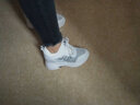 莱然休闲鞋内增高女鞋子小白鞋网红厚底运动鞋透气单鞋2025春夏新款潮 白彩单鞋 36 实拍图