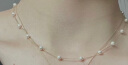 AJIDOU阿吉豆山茶花系列双层叠戴花卉珍珠项链唯美气质颈链礼盒 实拍图