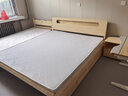 天桐居【现货闪发】床纯实木床现代简约卧室双人床大床经济单人床出租房 实木床+10cm椰棕床垫+双抽+床头柜*1 1.8米*2米 实拍图