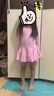艾舞戈儿童舞蹈服夏季女童芭蕾舞裙练功服幼儿园宝宝表演棉裙考级舞蹈 粉色-长袖-后背蝴蝶 110 实拍图