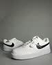 耐克（NIKE）男鞋26秋季新款运动鞋透气轻便耐磨皮面休闲鞋潮流百搭滑板鞋子男  BIG NIKE/黑/白/翠绿 40 (250mm) 实拍图