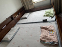 简写 儿童床 现代简约青少年男孩实木儿童床家用儿童床带护栏 护栏床+USB夜灯+椰棕床垫9cm 1.5米双护栏 实拍图