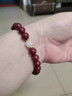 天然保真高含量单圈朱砂手串和田玉男款女士正品原石妈转运珠手链 白玉-紫金砂10mm 实拍图