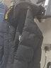 鸭鸭（YAYA）【佟丽娅同款】羽绒服女2024新款情侣装短款派克服防寒加厚外套H 黑色 175/92A（L） 实拍图