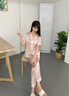 丝界推荐【节日礼物】真丝睡衣女纯色桑蚕丝美肤减龄丝绸家居服套装 实拍图