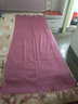 恒源祥纯羊毛围巾女冬季披肩秋冬保暖围脖妈妈新年礼物女50M15333浅紫 实拍图