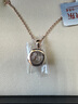 萧邦（Chopard）明星同款快乐钻石圆形钻石项链吊坠女情侣同款生日礼物官方正品 18K玫瑰金钻石 实拍图