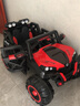 小嘎子儿童电动车四轮可坐儿童电动可坐人玩具车可坐人 高配红|皮座+普通电瓶+四驱+硬胎 实拍图