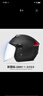 AD电动车头盔新国标认证男女士四季通用电瓶车安全帽女款冬季保暖轻便骑行半盔冬天冬盔助力车防护帽 新国标单镜【哑黑】透明 均码 实拍图