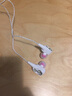 德希迪耳机入耳式重低音炮 手机苹果6S安卓小米华为OPPO通话电脑适用于运动游戏吃鸡有线控带麦K歌耳麦 Q8纯洁白 实拍图