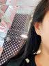 黛若素圈耳钉女999银高级感圆圈耳环耳圈养耳洞免摘耳骨钉夏季耳饰 实拍图