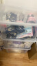 禧天龙塑料衣物收纳箱玩具整理箱55L 透明 3个装 带轮 晒单实拍图