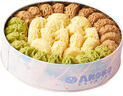 AKOKO【顺丰】抹茶曲奇饼干280g进口黄油休闲零食大促礼盒 法式三拼280g 实拍图