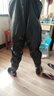 下水裤 水库雨裤带雨鞋防水衣服水鞋半身连体水裤男叉抓鱼全身加厚 黑色背带半身裤115丝【加厚】 40鞋码 实拍图