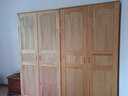 古莉金 实木衣柜卧室平开门柜子木质大衣柜两门三门四门衣橱卧室组合柜 1.0m两门衣柜 包安装 实拍图