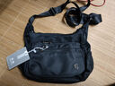京购包包女斜跨包女士单肩包多层新款百搭挎包女尼龙中年妈妈女包 黑色 实拍图