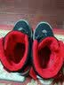 Skechers斯凯奇儿童绒绒靴雪地靴保暖男童棉鞋防寒加绒高帮女童靴660092L 男童/黑色/红色/BKRD 28.5 实拍图