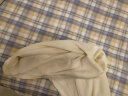 GOOMIL LEE针织短袖T恤女夏季新款韩版v领休闲薄款打底衫女 米色 XL 晒单实拍图