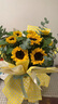 百花馆情人节鲜花向日葵真花束玫瑰花生日礼物送老师女友同城配送小时达 旗开得胜|BB68 实拍图