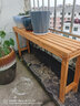 袭美木艺室内养花小型防腐木花架盆栽花盆架落地多层阳台阶梯式绿植架客厅 长120cmx宽25cmx高55cm蜂蜜色 实拍图