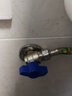 薇凡 全铜加厚大流量阀芯热水器三角阀冷热水球芯燃气天然气4分球阀 B款-4分外丝红色 实拍图