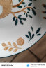 尚行知是 卡通碗碟套装陶瓷碗筷子盘子家用餐具套装釉下微波炉适用 2碗2盘 实拍图