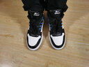 回力男鞋高帮秋冬季2025韩版增高小白鞋子男休闲潮鞋篮球运动板鞋男 白黑 43 实拍图