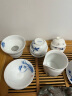 聚御瓷斗笠杯茶具套装品茗杯子茶盏釉下彩手绘青花瓷功夫茶杯整套喝茶杯 青花宽口斗笠杯梅兰竹菊70ml4只 实拍图