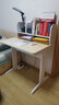 麒年轩 北欧实木书桌家用小户型办公桌学习桌简约书柜组合课桌小学生实木作业桌椅套装写字桌笔记本电脑桌子 原木 0.8米书桌 实拍图