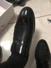 红蜻蜓男鞋夏季新款套脚男士欧美正装商务皮鞋子男 黑色 42 实拍图
