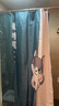 施香曼浴帘套装折叠杆防水隐形浴房免打孔套装干湿分离防霉隔断淋浴室门 瞅啥呢 定制专拍 实拍图