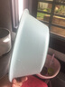 茶花（CHAHUA）脸盆洗脸盆塑料小盆子方盆儿童脸盆婴儿面盆宝宝洗手盆学生宿舍脸 浅粉色 小号方盆 实拍图