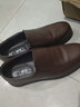 厨王厨师鞋厨房工作鞋劳保鞋耐磨防水防滑防油一脚蹬休闲皮鞋 厨王2号/棕色款（防滑防水） 40 实拍图