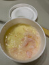 晟普（shengpu）水蒸蛋碗带盖专用婴儿宝宝家用陶瓷微波炉蒸鸡蛋羹盘炖蛋蒸菜碗盅 韩式3.5英寸碗【容量200ml】 实拍图