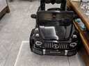 好孩智儿童电动车可坐大人可驾驶遥控汽车玩具车亲子越野车小孩宝宝童车 烤漆黑+六驱/皮座+天能超大电+双油门 实拍图