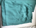 华夏子屋妈妈装套装夏短袖女中年妇女夏季两件套中老年人棉麻套装女装 绿色套装 2XL （建议105-120斤） 实拍图