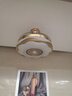 飞稳吊扇灯带蓝牙音响轻奢水晶隐形风扇灯餐厅卧室客厅带电风扇吊灯 流金岁月_48寸变频_遥控/APP 实拍图