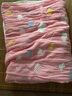 迷人居六层纱布毛巾被纯棉夏季薄款婴儿儿童8层午睡小毯子盖毯 六层纱布全棉-彩云粉 90*100 cm全棉纱布 实拍图