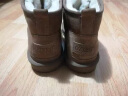 OZZEG澳洲雪地靴男靴冬季羊皮毛一体厚底防滑短筒靴加绒保暖真皮棉鞋 栗色 40 晒单实拍图